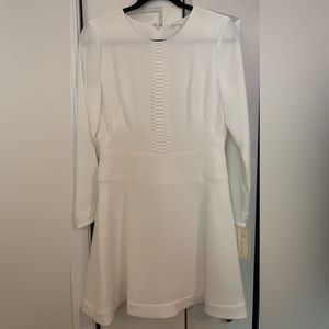 NWT Shoshanna Long Sleeve Off-white dress